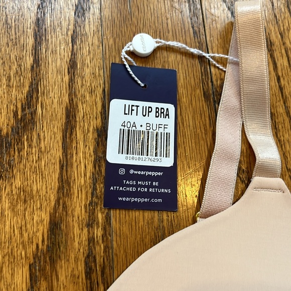 NWT PEPPER Buff Lift Up Bra 40A - Picture 5 of 5